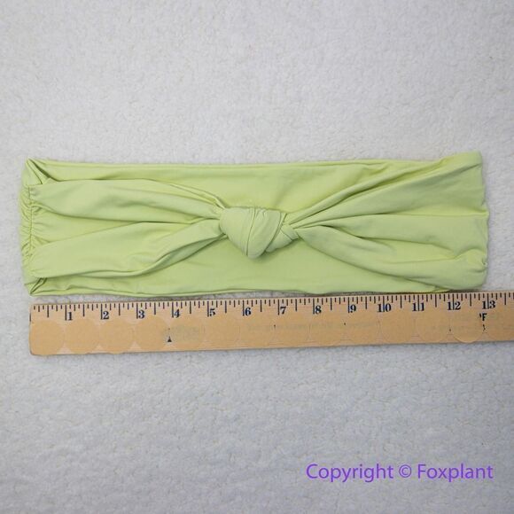 NEW Stone Fox Swim x Free People lele knotted bandeau bikini top, size S - Picture 3 of 7